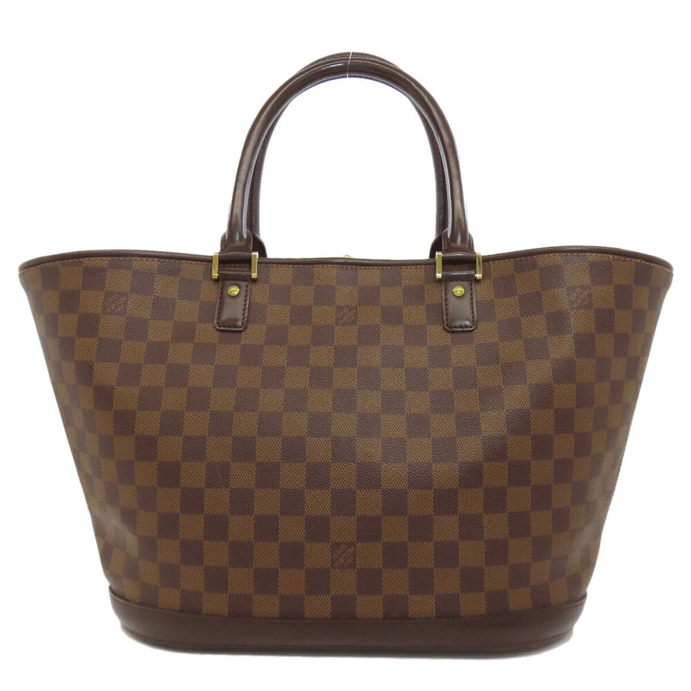 Louis Vuitton Canvas Damier Bag Tote Manosque Brown